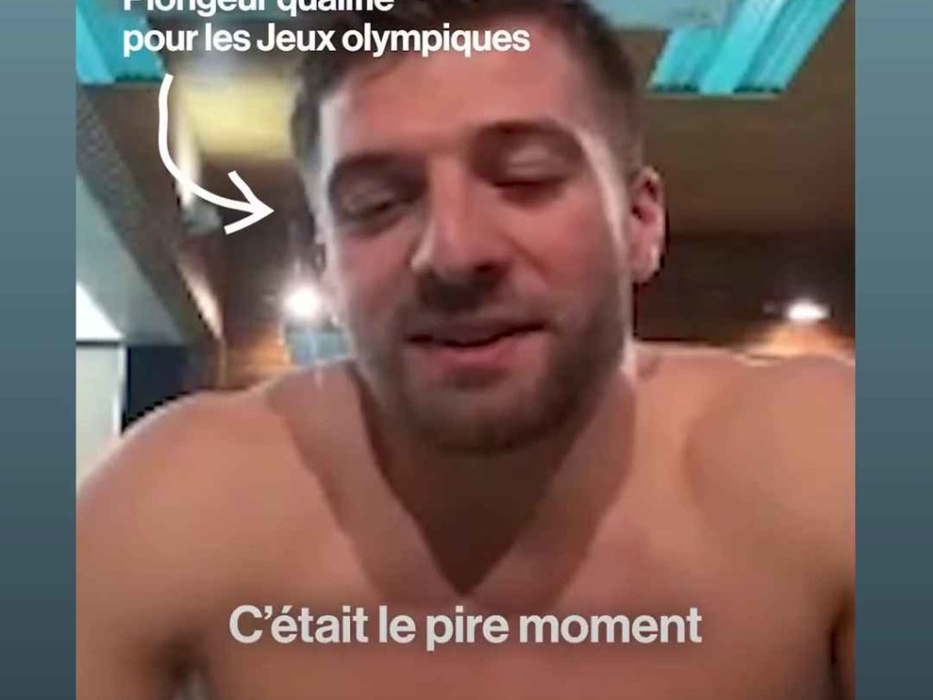 La performance désastreuse du plongeur olympique devant Macron : vidéo embarrassante