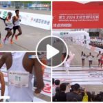 Farce-Marathon in Peking, afrikanische Athleten überlassen den Sieg den Chinesen: Peinliches Video