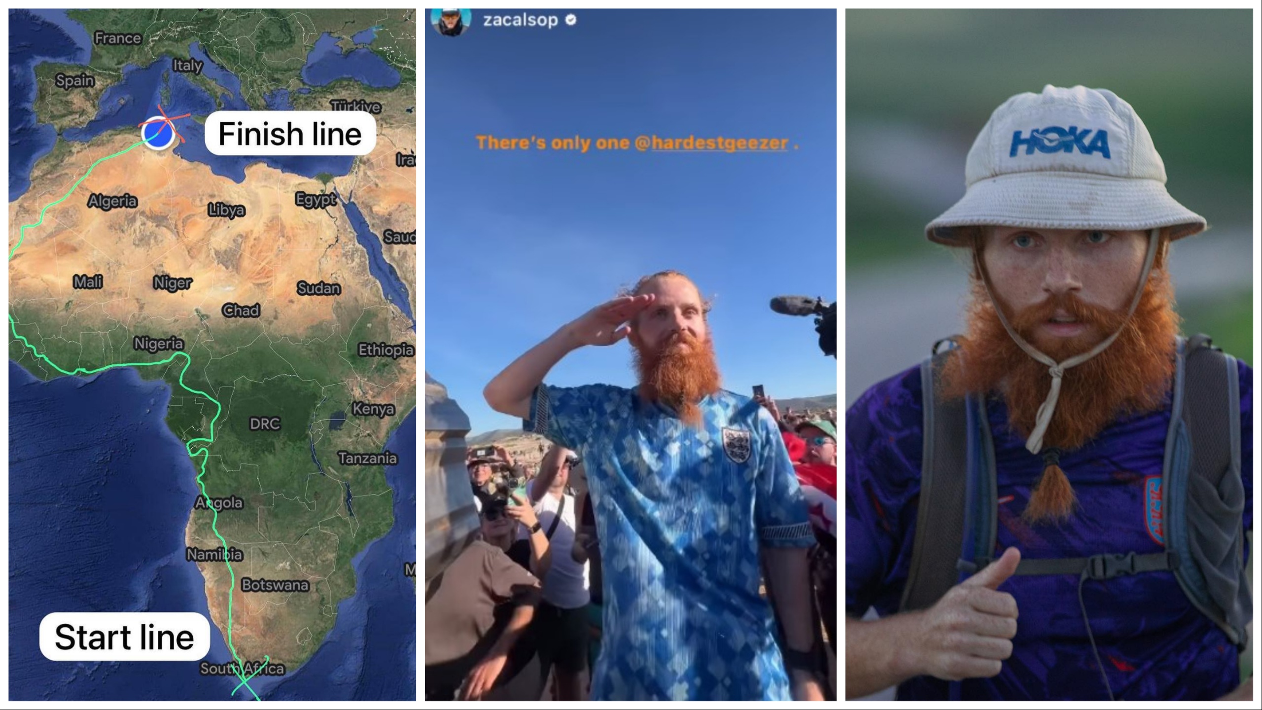 Le britannique Forrest Gump l’a fait : il a parcouru toute l’Afrique