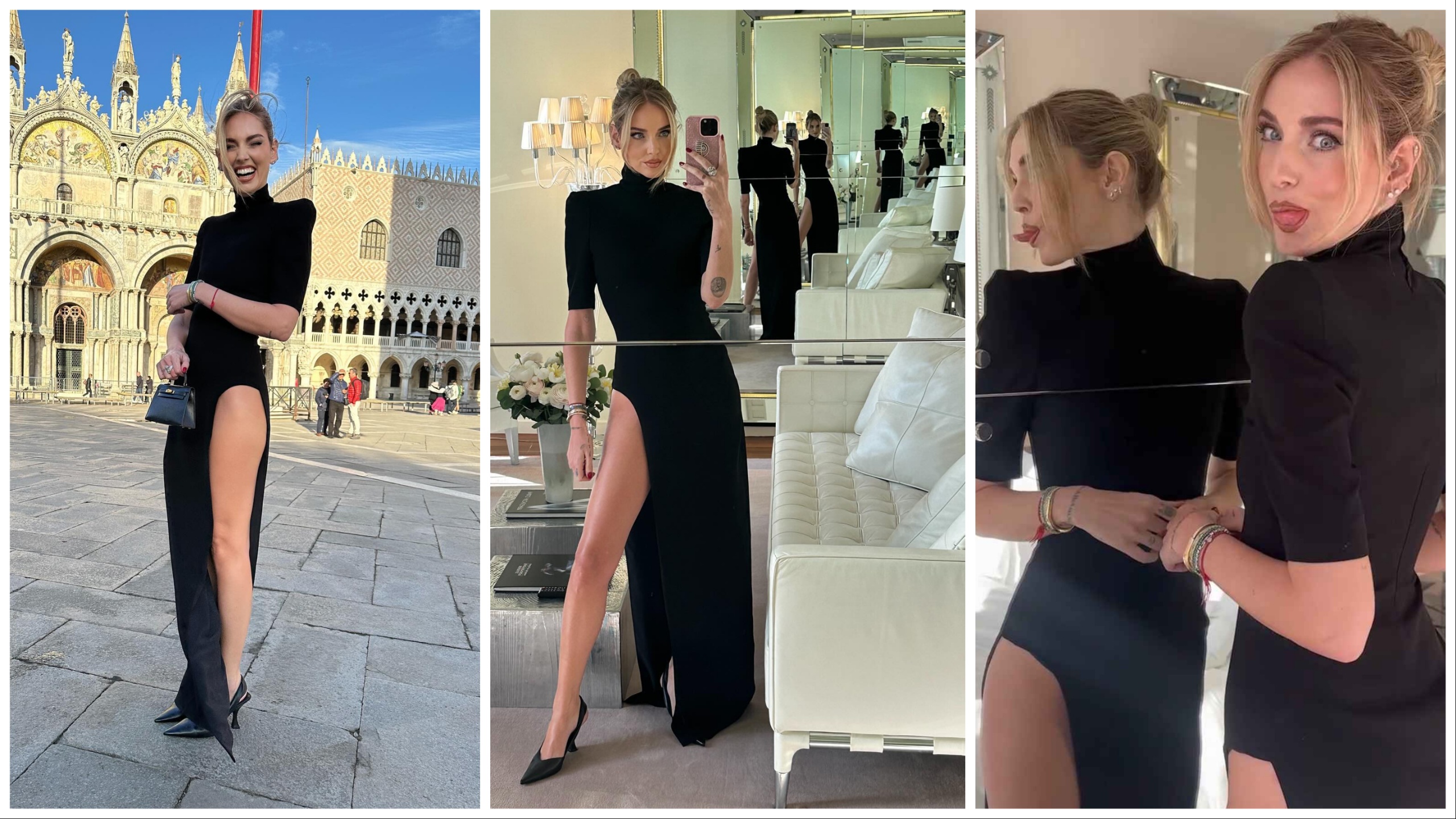 Le retour sexy de Chiara Ferragni : sourires, langues et vengeance s'habillent en Lady D