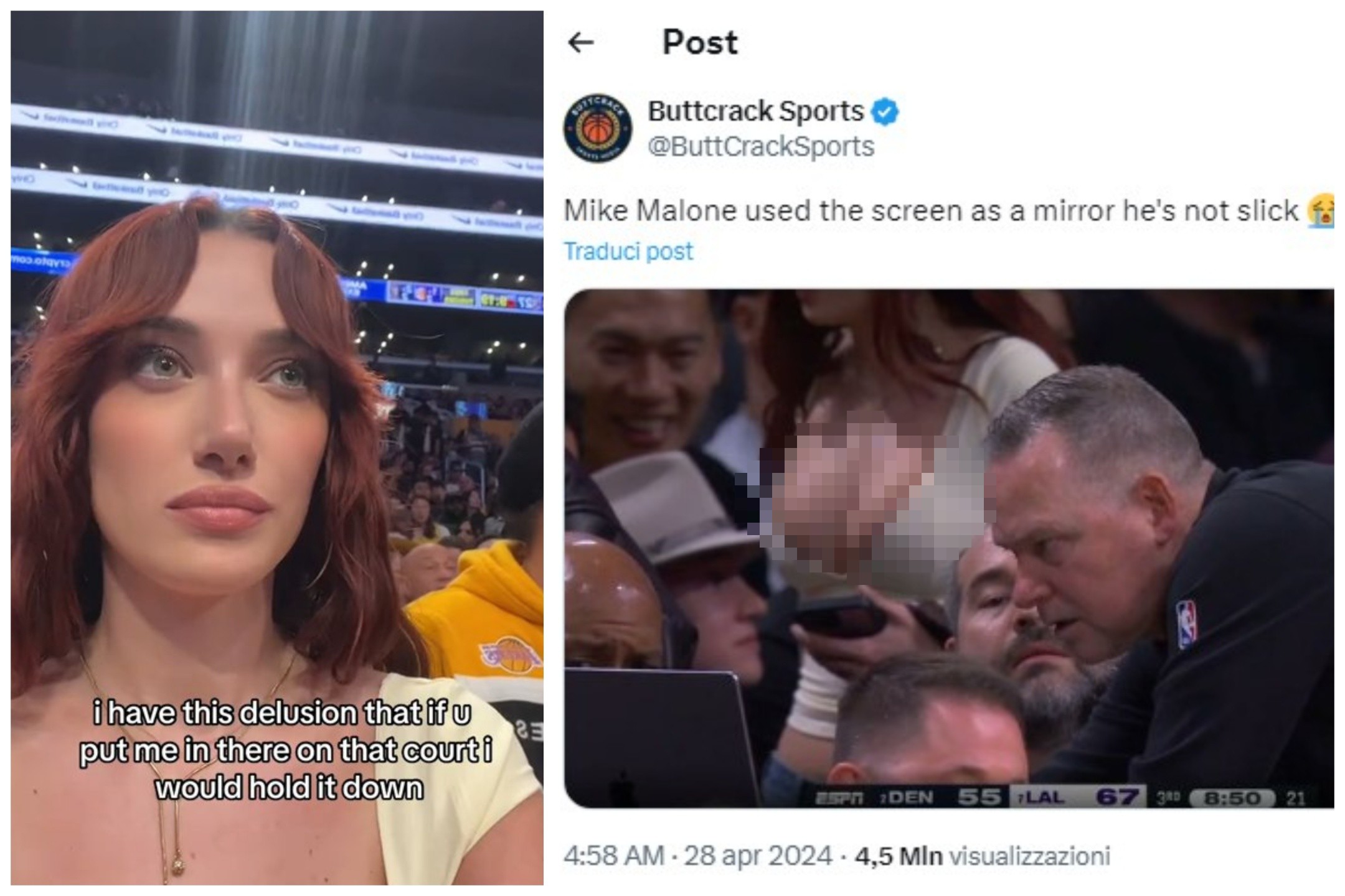 Post Nba virale con le poppe misteriose, una cantante si riconosce: "Sono le mie"