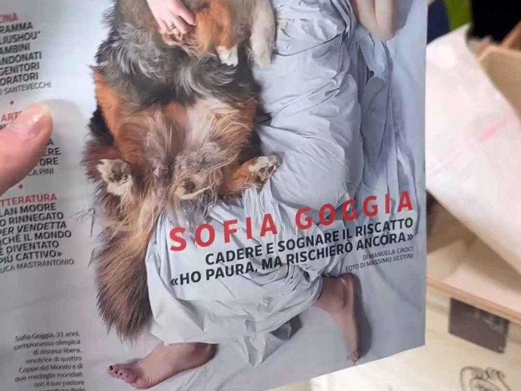 Sofia Goggia y la foto falsa de la portada aquí está su respuesta