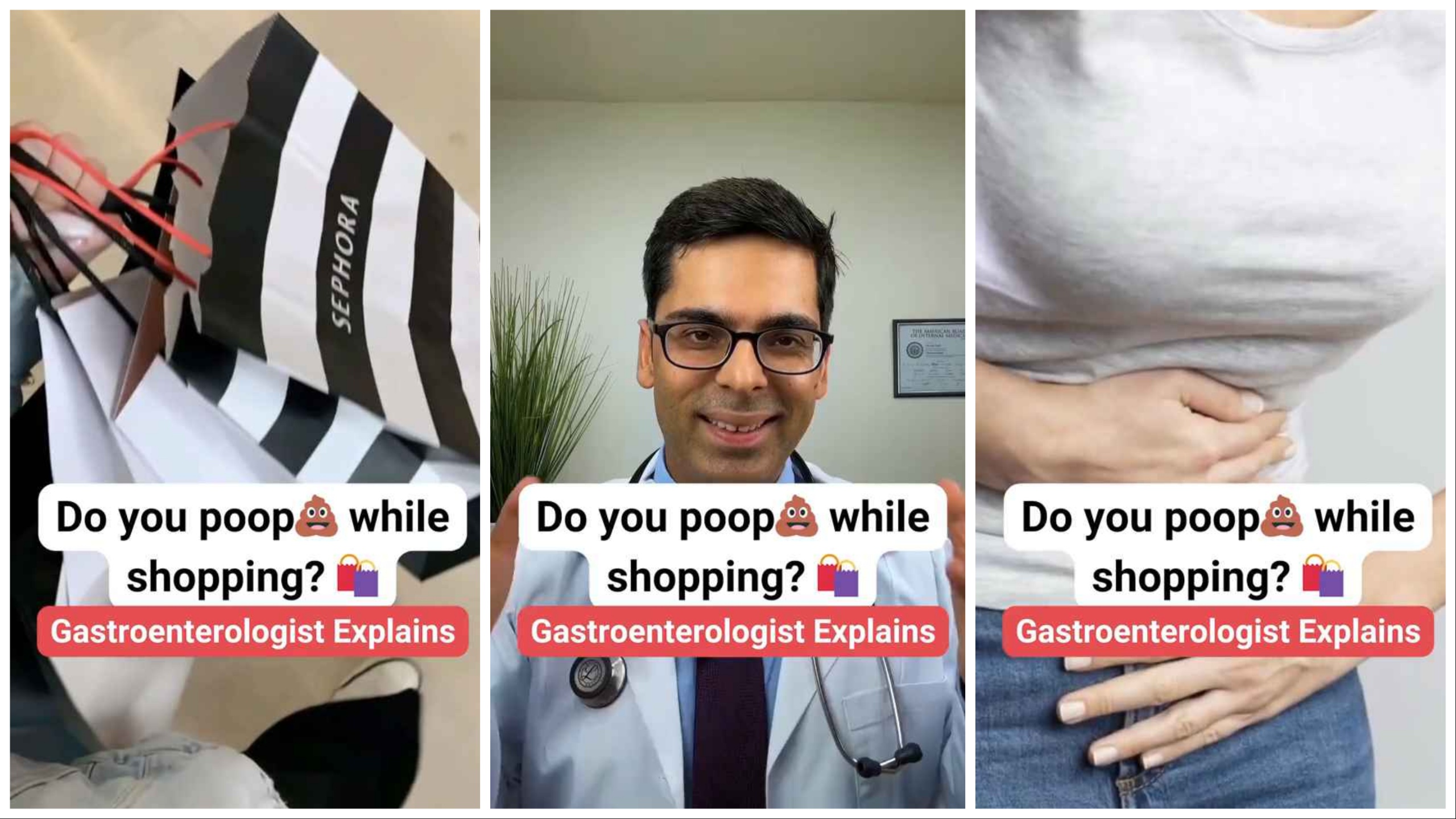 Beim Einkaufen kackt man. Jetzt gibt es die Erklärung