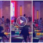 Pelea en bolera, mujer golpeada en la cabeza con una videobola