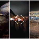 Avión se sale de la pista en Senegal, vuelve a ser un Boeing: la gente huye de las llamas