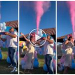 Se alegra durante la revelación de género y tira al perro al jardín: polémica