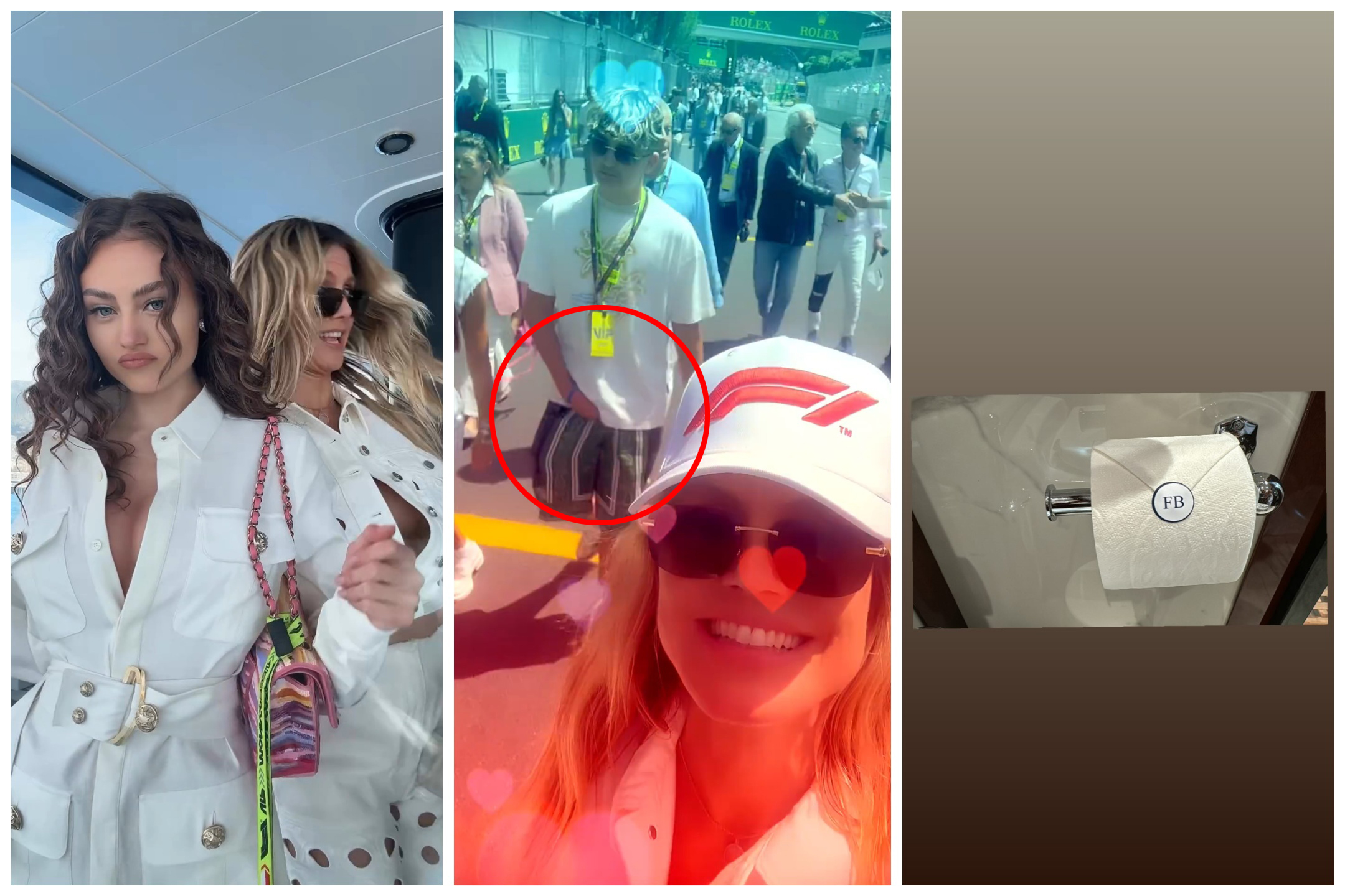 Heidi Klum reúne a la familia Briatore pero…