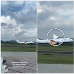 La maldición de Boeing continúa, el avión se incendia al despegar: impactante vídeo