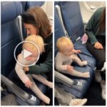 Madre pega con velcro a recién nacido al asiento del avión: críticas y aplausos