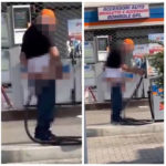 Un enfermo mental se mete una pistola de gasolina en el trasero y el vídeo se vuelve viral