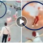 Un tragafuegos quema a un grupo de mariachis durante una discusión video (1)