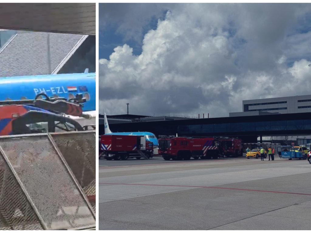 Un hombre aplastado en el motor de un avión de KLM: escena de terror, caos en el aeropuerto