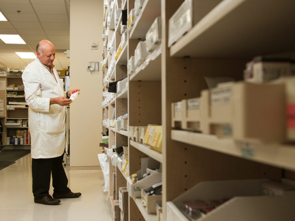 Trabajadores farmacéuticos