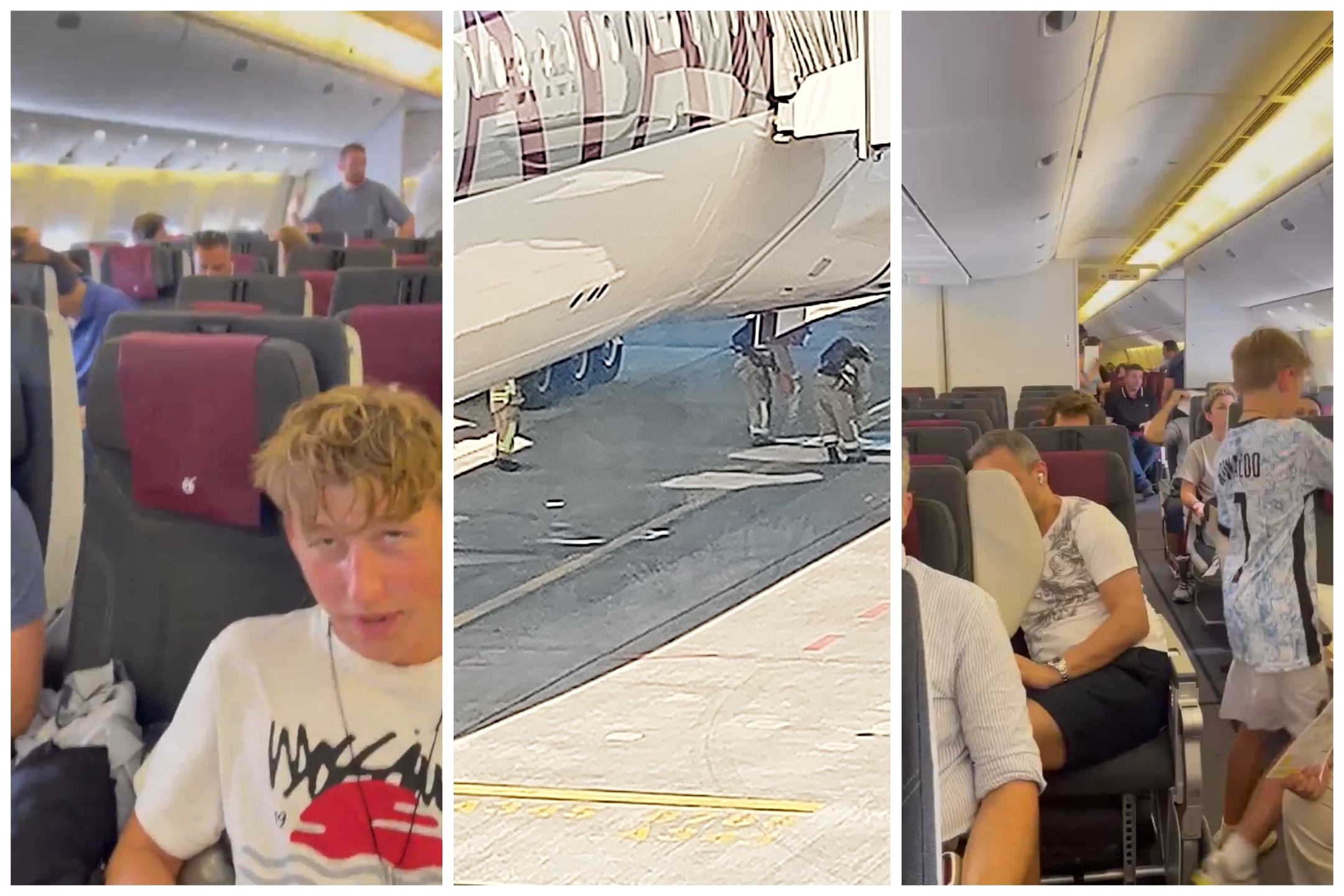 Avión sin aire acondicionado se convierte en horno: pasajeros obligados a desnudarse