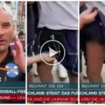 Euro 2024, un aficionado escocés se levanta la falda escocesa y muestra la "salchicha" en directo por televisión