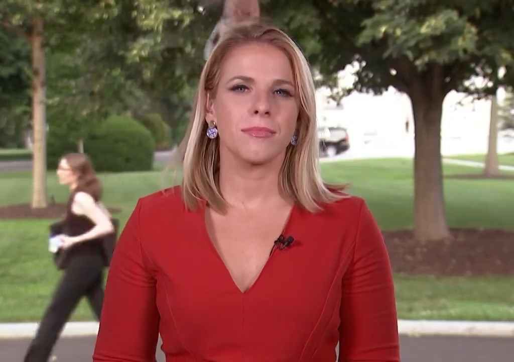 Periodista recibe una polla en la cara frente a la Casa Blanca en TV en vivo