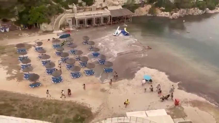 Météotsunami à Majorque, la mer envahit Puerto Alcudia : vidéos virales