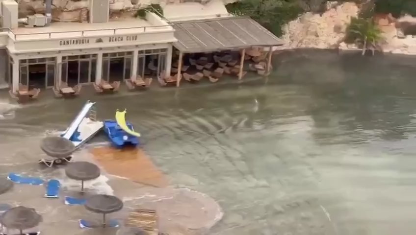 Météotsunami à Majorque, la mer envahit Puerto Alcudia : vidéos virales