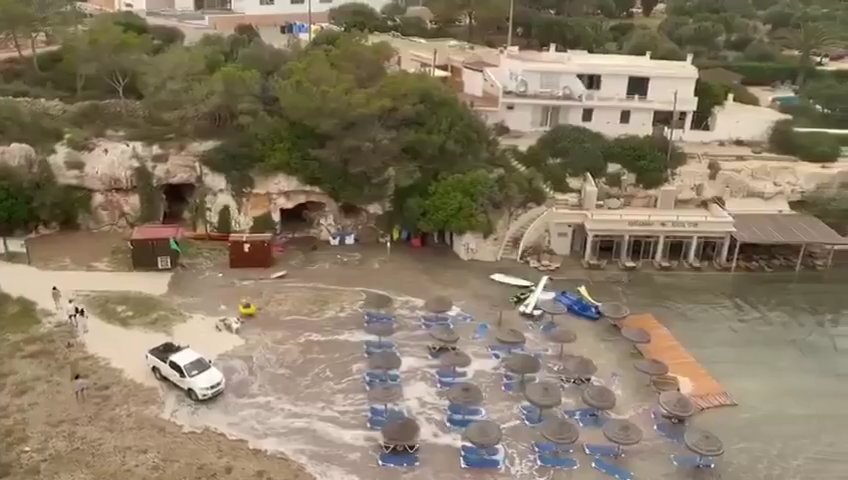 Météotsunami à Majorque, la mer envahit Puerto Alcudia : vidéos virales