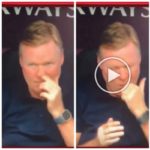 Horror en la Eurocopa 2024, el técnico Koeman se hurga la nariz y luego come mocos