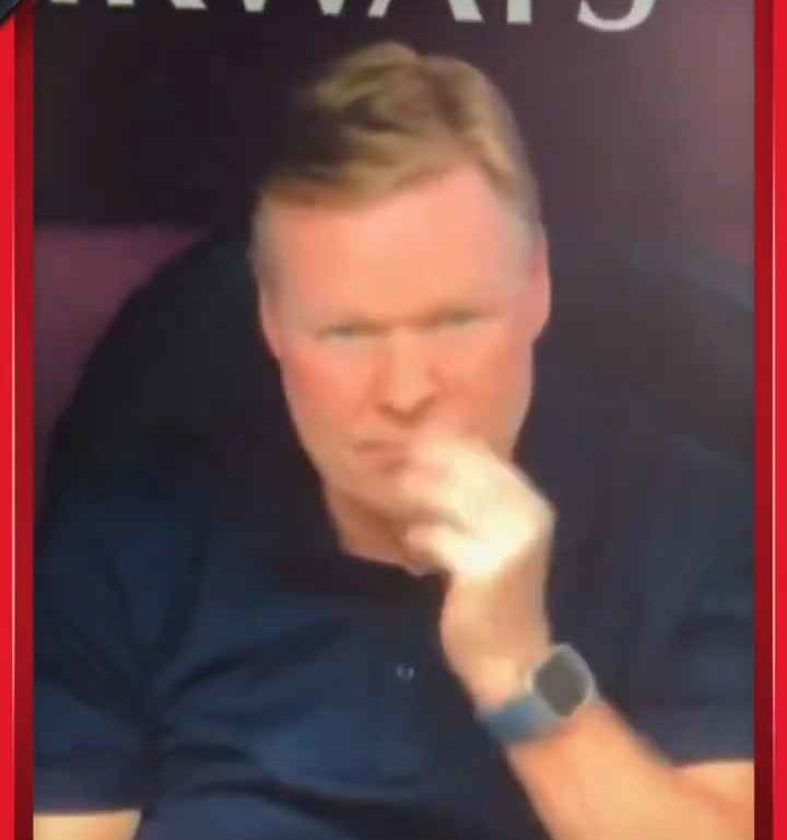 Horror bei der EM 2024, Trainer Koeman bohrt in der Nase und isst dann Popel