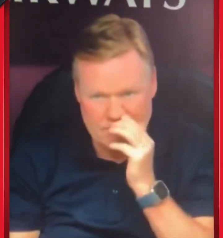 Horror bei der EM 2024, Trainer Koeman bohrt in der Nase und isst dann Popel