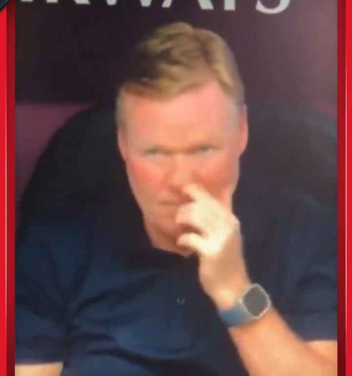 Horror bei der EM 2024, Trainer Koeman bohrt in der Nase und isst dann Popel