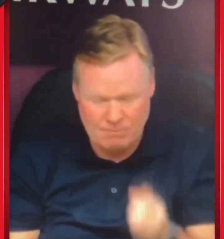 Horror bei der EM 2024, Trainer Koeman bohrt in der Nase und isst dann Popel