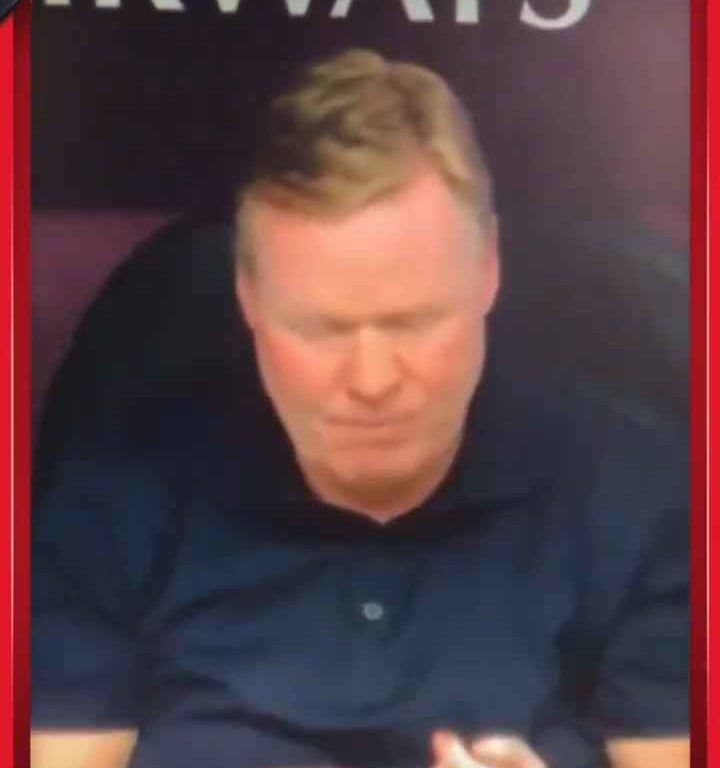 Horror bei der EM 2024, Trainer Koeman bohrt in der Nase und isst dann Popel