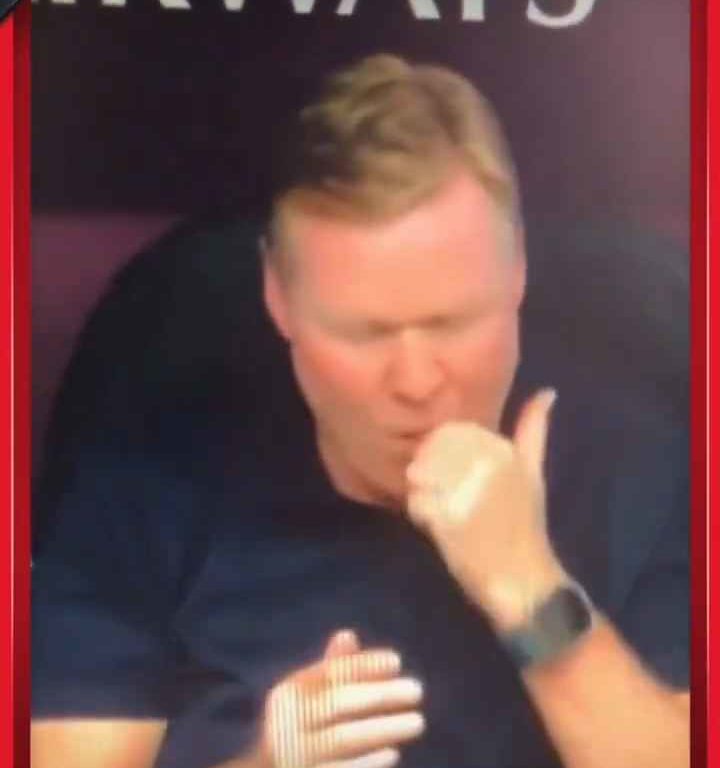 Horror bei der EM 2024, Trainer Koeman bohrt in der Nase und isst dann Popel