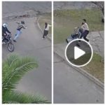 Ladrones atacan a mujer pero ella es policía y dispara: video