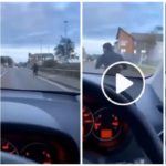 Se filma atropellando voluntariamente a un ciclista y luego difunde el vídeo en las redes sociales
