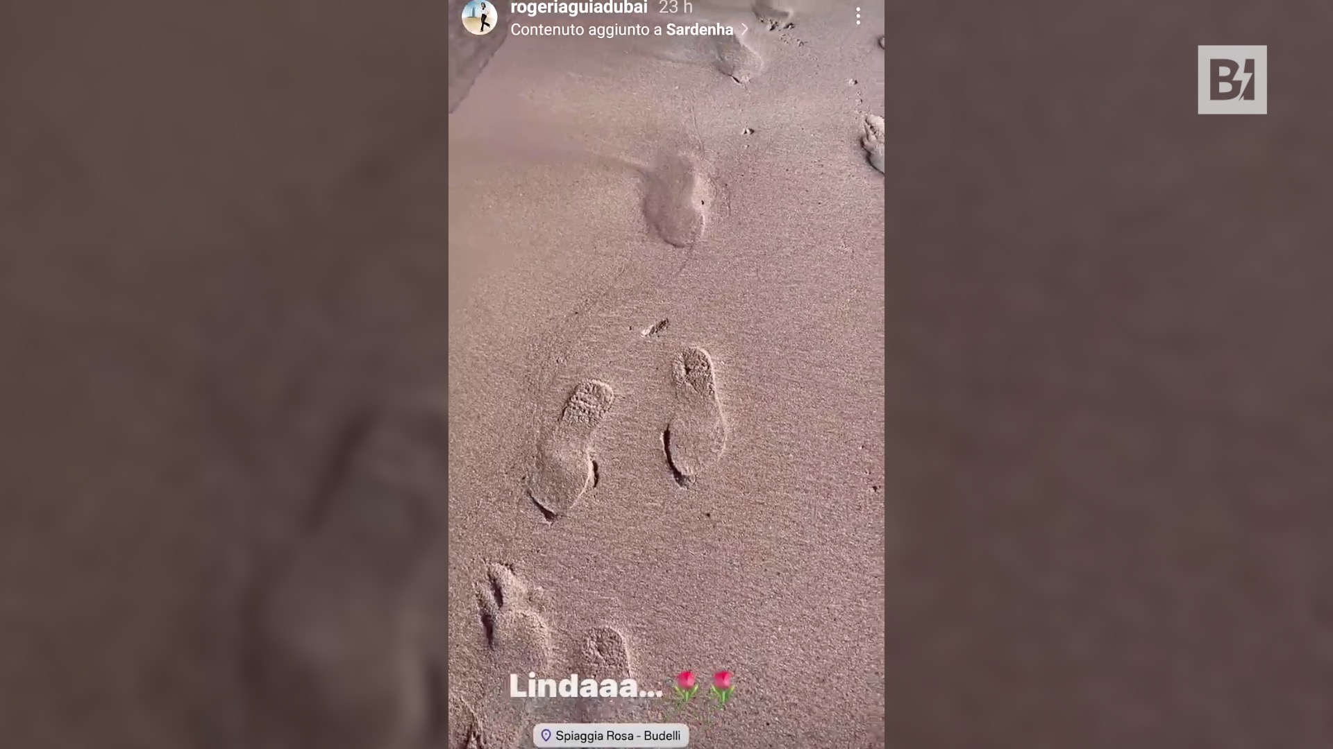 Ignora i divieti e sbarca sulla spiaggia rosa…