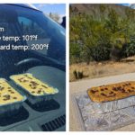 El coche como un horno en verano, aquí está la prueba: se utiliza para hornear postres