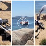 Fiesta ilegal con barbacoa de ricos en una playa protegida de Cerdeña: llega la policía