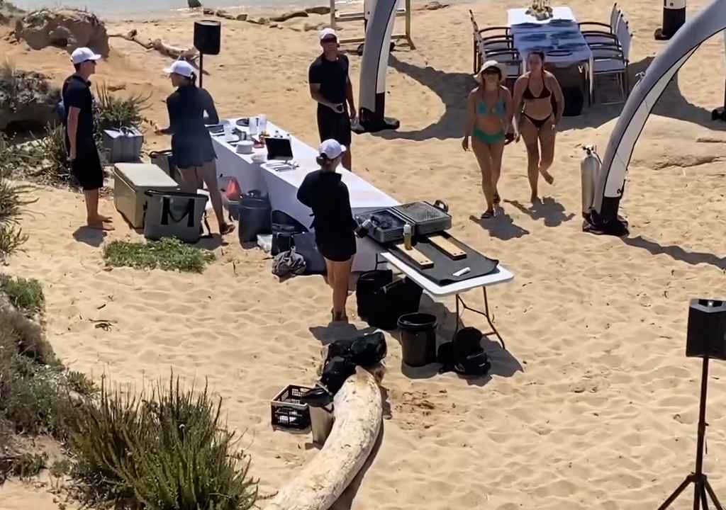 Fête illégale avec barbecue de riches sur une plage protégée en Sardaigne : la police arrive