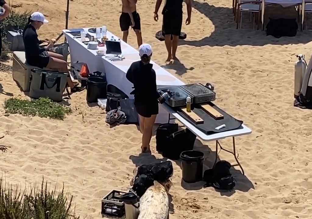 Fête illégale avec barbecue de riches sur une plage protégée en Sardaigne : la police arrive