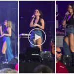 Metedura de pata en el escenario de Maren Morris, canta sin bragas y su video se vuelve viral