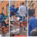 El boxeador Derek Chisora discute con un jinete y le rompe la nariz a cabezazos