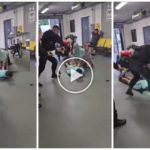 Policía patea al sospechoso en la cara, vídeo del brutal arresto en las redes sociales