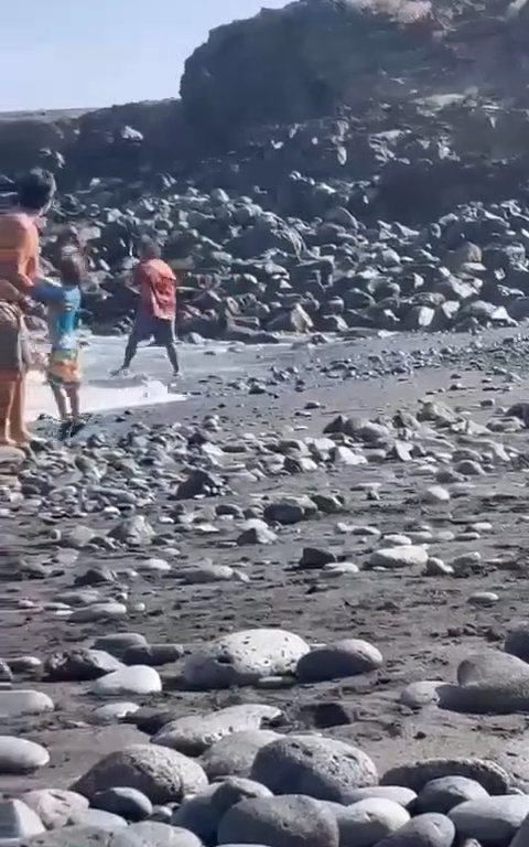 Scopre ladro in spiaggia, turista lo massacra a colpi di ombrellone: video