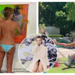 Sharon Stone hace "instinto básico" al revés: pinta vestida sólo con ropa interior