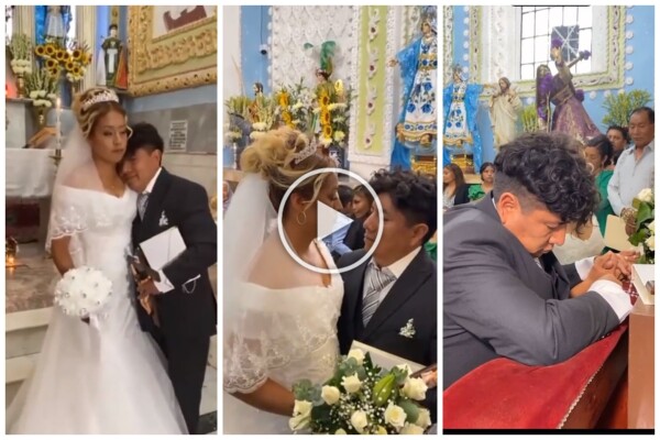 Betrunkener Bräutigam am Altar, verlegene Braut: Video der Hochzeit geht viral