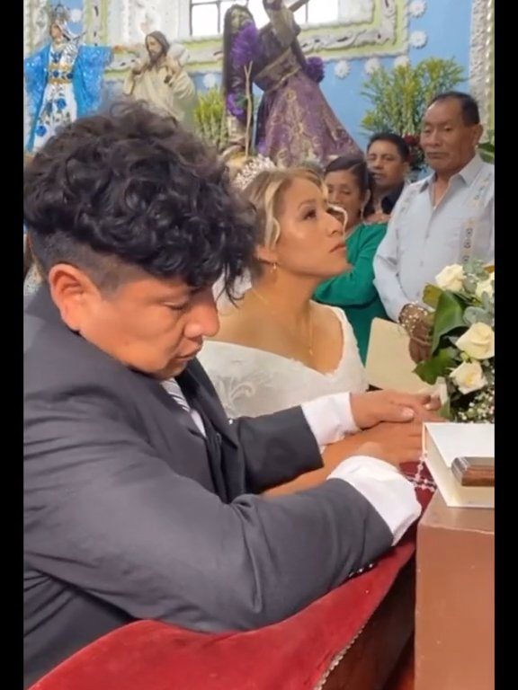 Novio borracho en el altar, novia avergonzada: video de la boda se vuelve viral