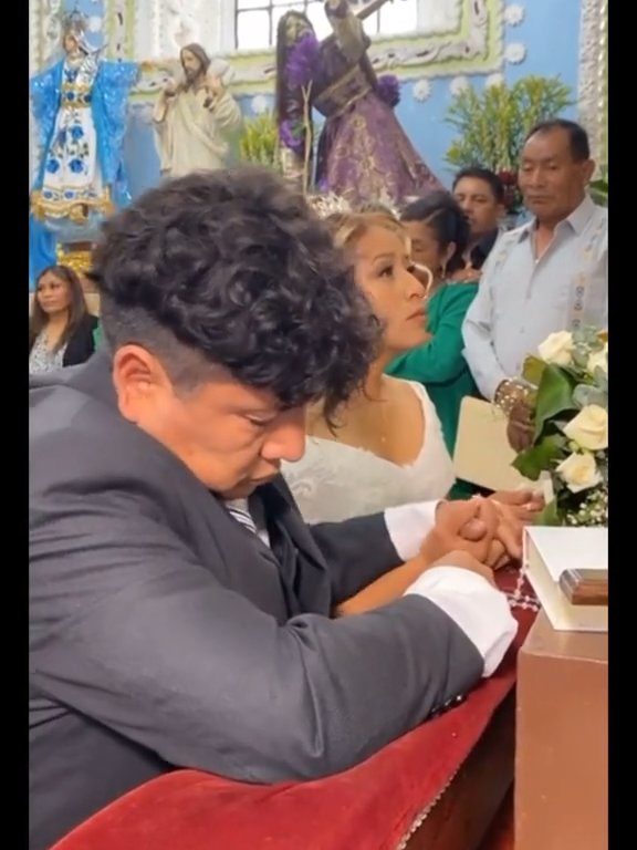 Novio borracho en el altar, novia avergonzada: video de la boda se vuelve viral