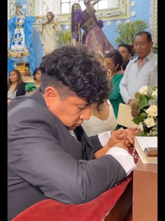 Novio borracho en el altar, novia avergonzada: video de la boda se vuelve viral