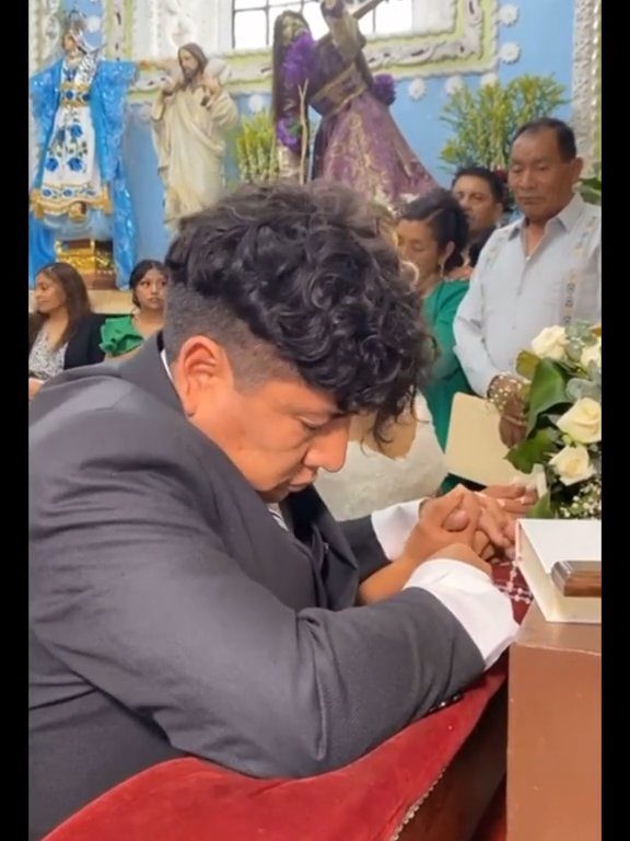 Novio borracho en el altar, novia avergonzada: video de la boda se vuelve viral