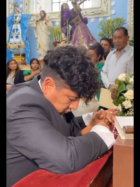 Novio borracho en el altar, novia avergonzada: video de la boda se vuelve viral