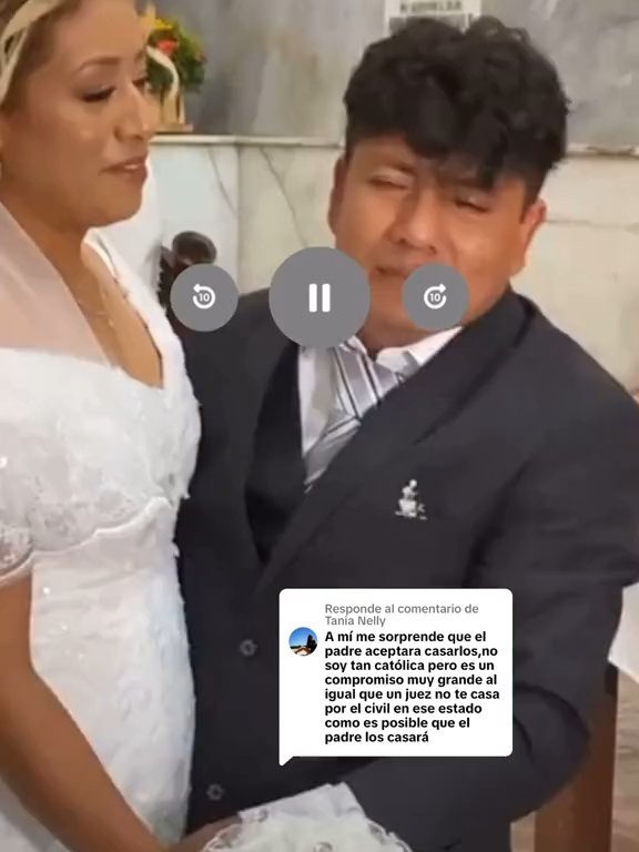 Novio borracho en el altar, novia avergonzada: video de la boda se vuelve viral