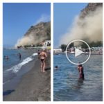 Terremoto en Nápoles, una montaña se derrumba en Procida